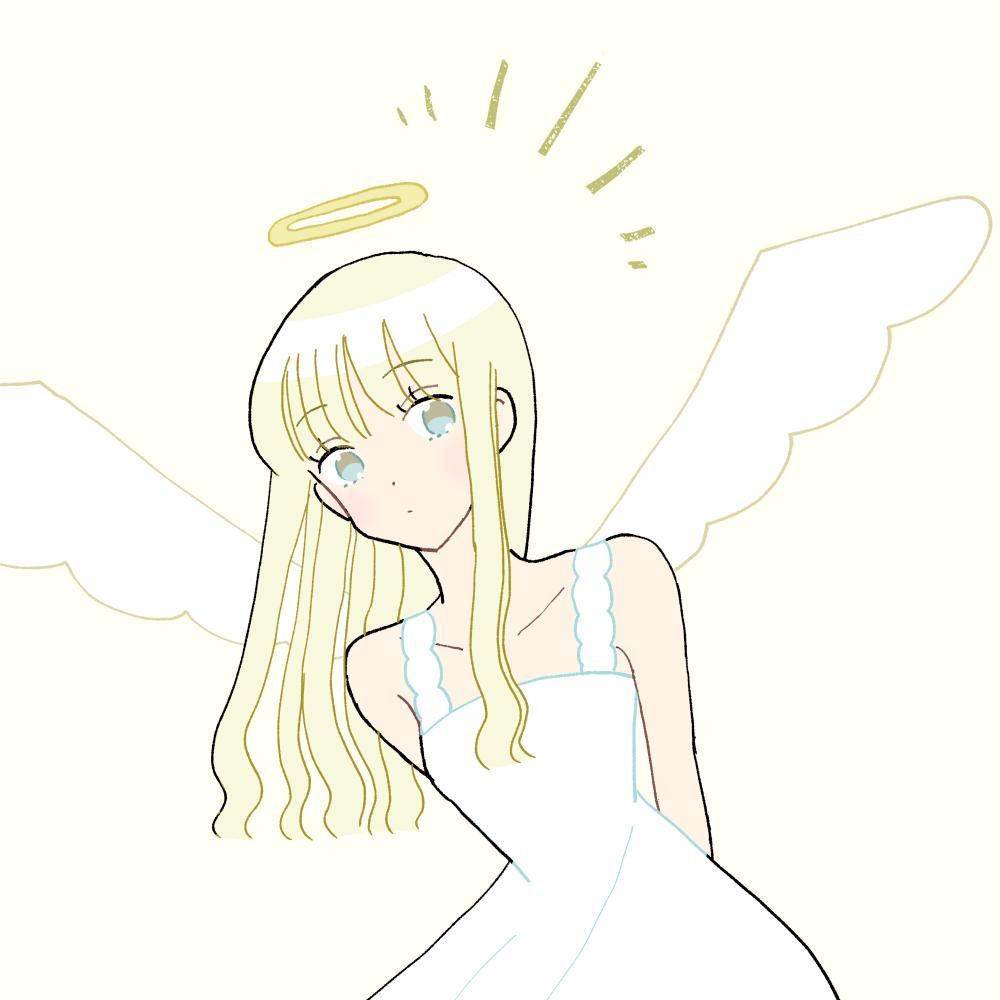 天使な女の子|イラスト素材